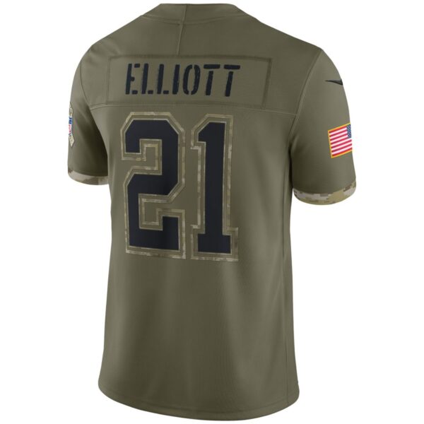 Men's Dallas Cowboys Nike Olive 2022 Salute To Service Limited Jersey