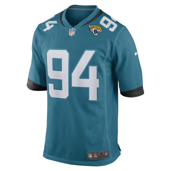 Men's Jacksonville Jaguars Folorunso Fatukasi Nike Teal Game Player Jersey