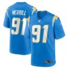 Men's Los Angeles Chargers Forrest Merrill Nike Powder Blue Player Game Jersey