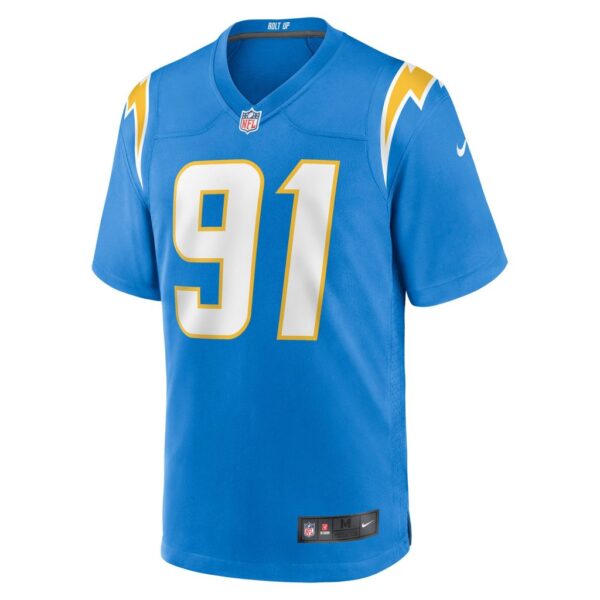 Men's Los Angeles Chargers Forrest Merrill Nike Powder Blue Player Game Jersey