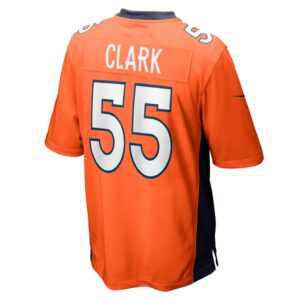 Frank Clark Denver Broncos Nike Team Game Jersey - Orange