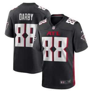 Men's Atlanta Falcons Frank Darby Nike Black Game Jersey