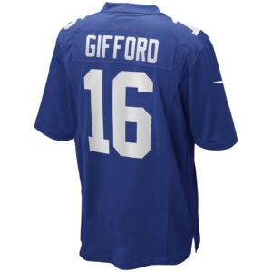 Men's New York Giants Frank Gifford Nike Royal Game Retired Player Jersey