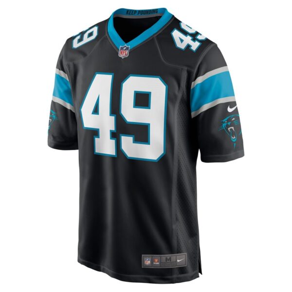 Men's Carolina Panthers Frankie Luvu Nike Black Game Jersey