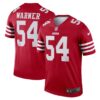 Men's San Francisco 49ers Fred Warner Nike Scarlet Legend Jersey