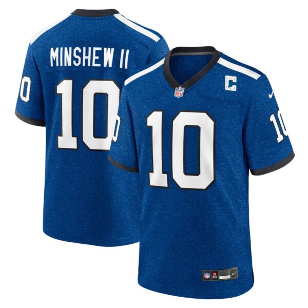 Gardner Minshew Indianapolis Colts Nike Indiana Nights Alternate Game Jersey - Royal