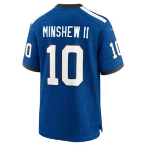 Gardner Minshew Indianapolis Colts Nike Indiana Nights Alternate Game Jersey - Royal