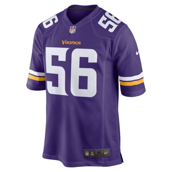 Men's Minnesota Vikings Garrett Bradbury Nike Purple Game Jersey