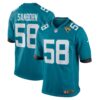 Men's Jacksonville Jaguars Garrison Sanborn Nike Teal Home Game Player Jersey