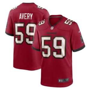 Men's Tampa Bay Buccaneers Genard Avery Nike Red Game Player Jersey