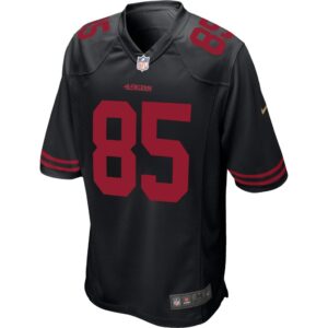 Men's San Francisco 49ers George Kittle Nike Black Fashion Game Jersey