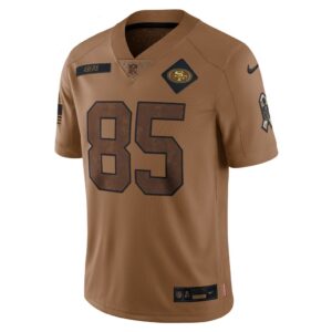 George Kittle San Francisco 49ers Nike 2023 Salute To Service Limited Jersey - Brown