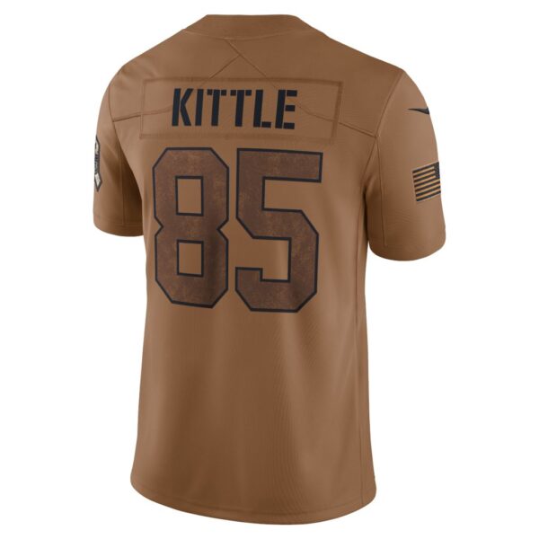 George Kittle San Francisco 49ers Nike 2023 Salute To Service Limited Jersey - Brown