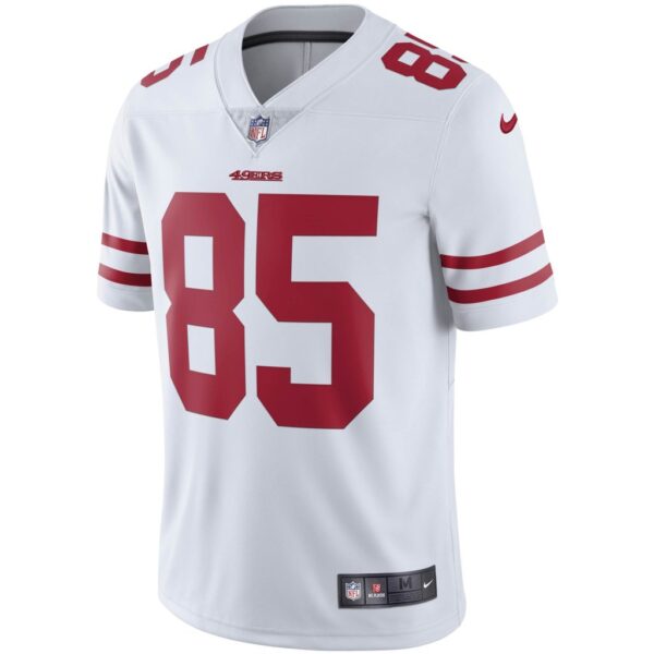 Men's San Francisco 49ers George Kittle White Vapor Limited Player Jersey