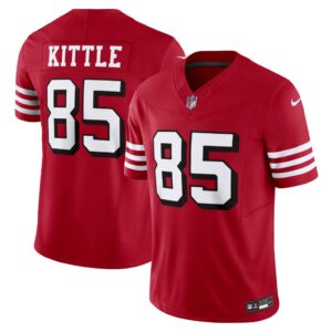 Men's San Francisco 49ers George Kittle Nike Scarlet Vapor F.U.S.E. Limited Jersey