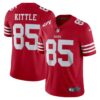 Men's San Francisco 49ers George Kittle Nike Scarlet Vapor Limited Jersey