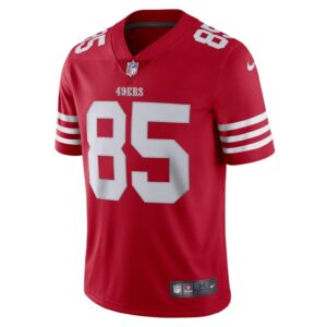 Men's San Francisco 49ers George Kittle Nike Scarlet Vapor Limited Jersey