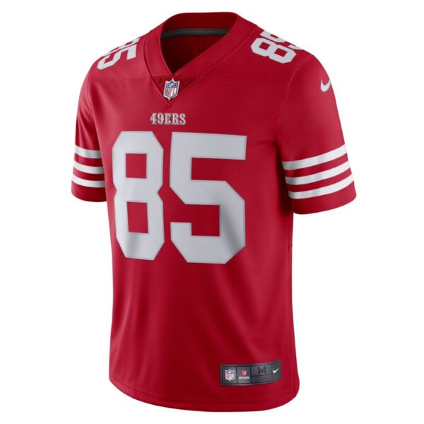 Men's San Francisco 49ers George Kittle Nike Scarlet Vapor Limited Jersey