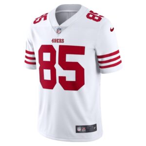 Men's San Francisco 49ers George Kittle Nike White Vapor Limited Jersey