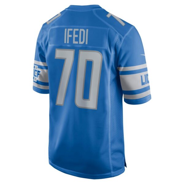 Men's Detroit Lions Germain Ifedi Nike Blue Team Game Jersey