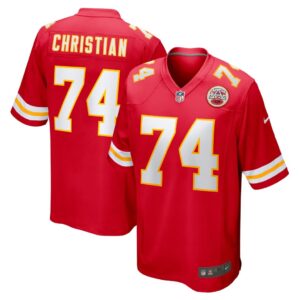 Men's Kansas City Chiefs Geron Christian Nike Red Game Player Jersey