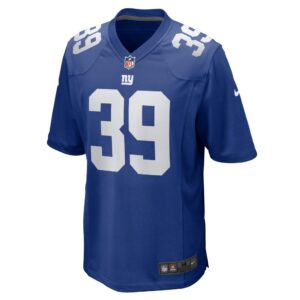 Gervarrius Owens New York Giants Nike Team Game Jersey - Royal