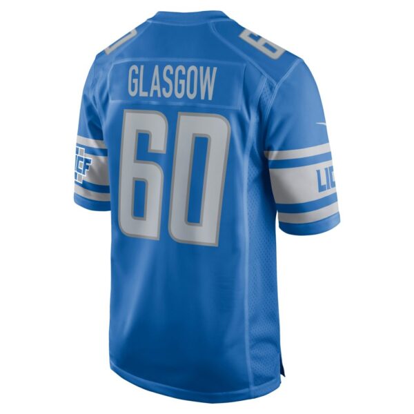 Men's Detroit Lions Graham Glasgow Nike Blue Game Jersey