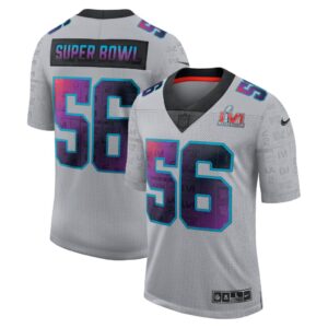 Men's Super Bowl LVI Nike Gray Limited Jersey