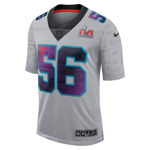 Men's Super Bowl LVI Nike Gray Limited Jersey