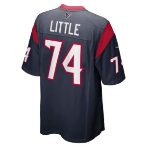 Men's Houston Texans Greg Little Nike Navy Team Game Jersey