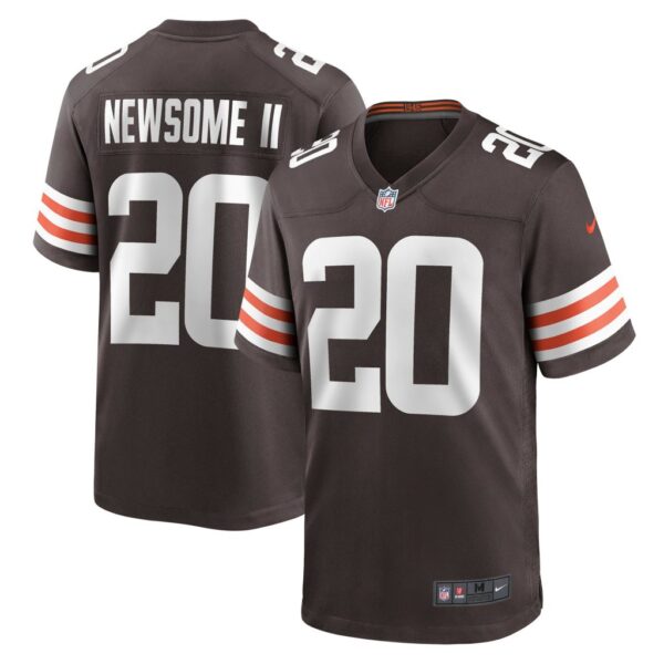 Men's Cleveland Browns Greg Newsome II Nike Brown Game Jersey