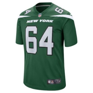 Men's New York Jets Greg Senat Nike Gotham Green Game Player Jersey