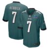 Men's Philadelphia Eagles Haason Reddick Nike Midnight Green Super Bowl LVII Patch Game Jersey