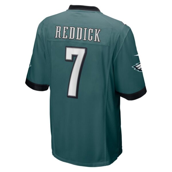 Men's Philadelphia Eagles Haason Reddick Nike Midnight Green Super Bowl LVII Patch Game Jersey