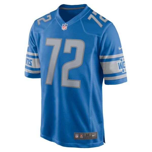 Men's Detroit Lions Halapoulivaati Vaitai Nike Blue Game Jersey