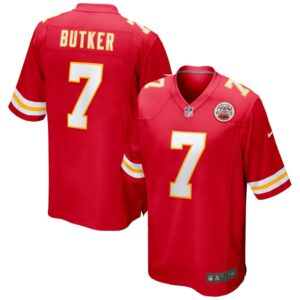 Men's Kansas City Chiefs Harrison Butker Nike Red Game Jersey