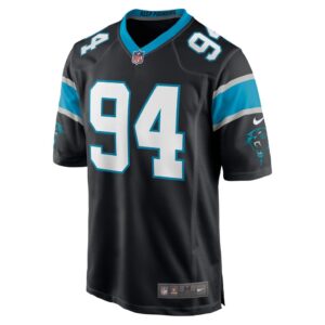 Men's Carolina Panthers Henry Anderson Nike Black Game Player Jersey