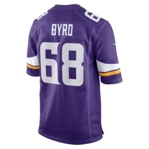 Henry Byrd Minnesota Vikings Nike Team Game Jersey - Purple