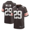 Men's Cleveland Browns Herb Miller Nike Brown Game Player Jersey