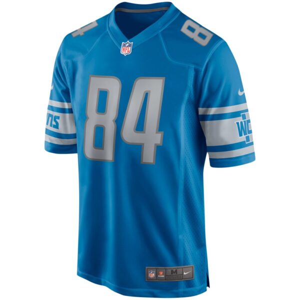 Men's Detroit Lions Herman Moore Nike Blue Game Retired Player Jersey