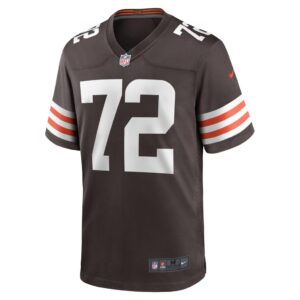 Men's Cleveland Browns Hjalte Froholdt Nike Brown Game Player Jersey