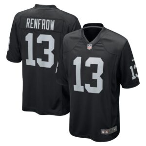 Men's Las Vegas Raiders Hunter Renfrow Nike Black Game Jersey