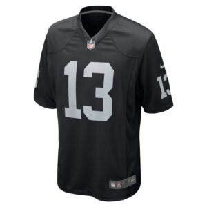 Men's Las Vegas Raiders Hunter Renfrow Nike Black Game Jersey