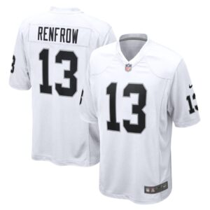 Men's Las Vegas Raiders Hunter Renfrow Nike White Game Player Jersey