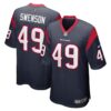 Men's Houston Texans Ian Swenson Nike Navy Team Game Jersey