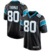 Men's Carolina Panthers Ian Thomas Nike Black Game Jersey