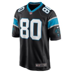 Men's Carolina Panthers Ian Thomas Nike Black Game Jersey