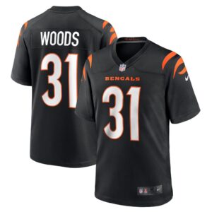 Ickey Woods Cincinnati Bengals Nike Retired Player Game Jersey - Black