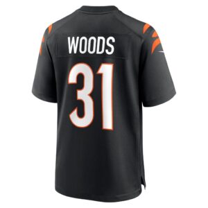 Ickey Woods Cincinnati Bengals Nike Retired Player Game Jersey - Black