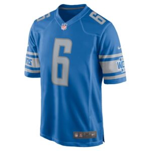 Ifeatu Melifonwu Detroit Lions Nike Team Game Jersey - Blue